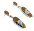 Sterling Silver Multicolor Southwest Post Dangle Earrings YX70850